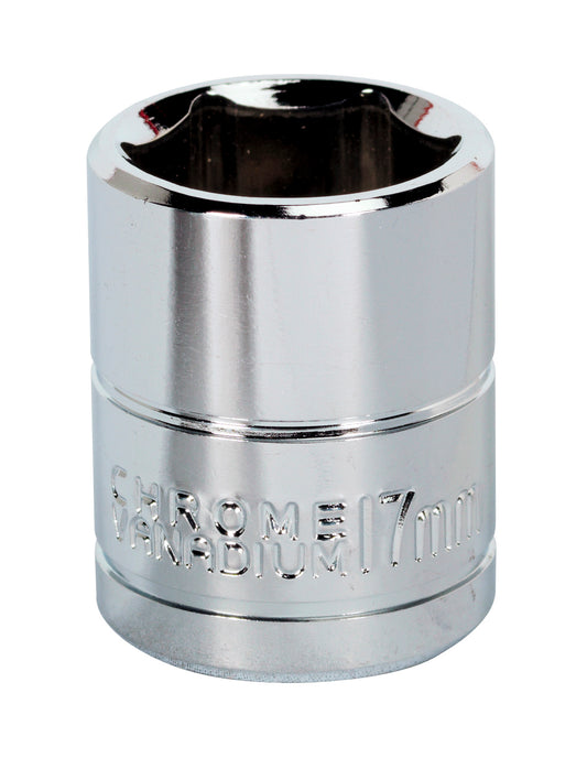 Sealey 3/8"Sq Drive Socket 17mm WallDrive Chrome Standard Length S0584