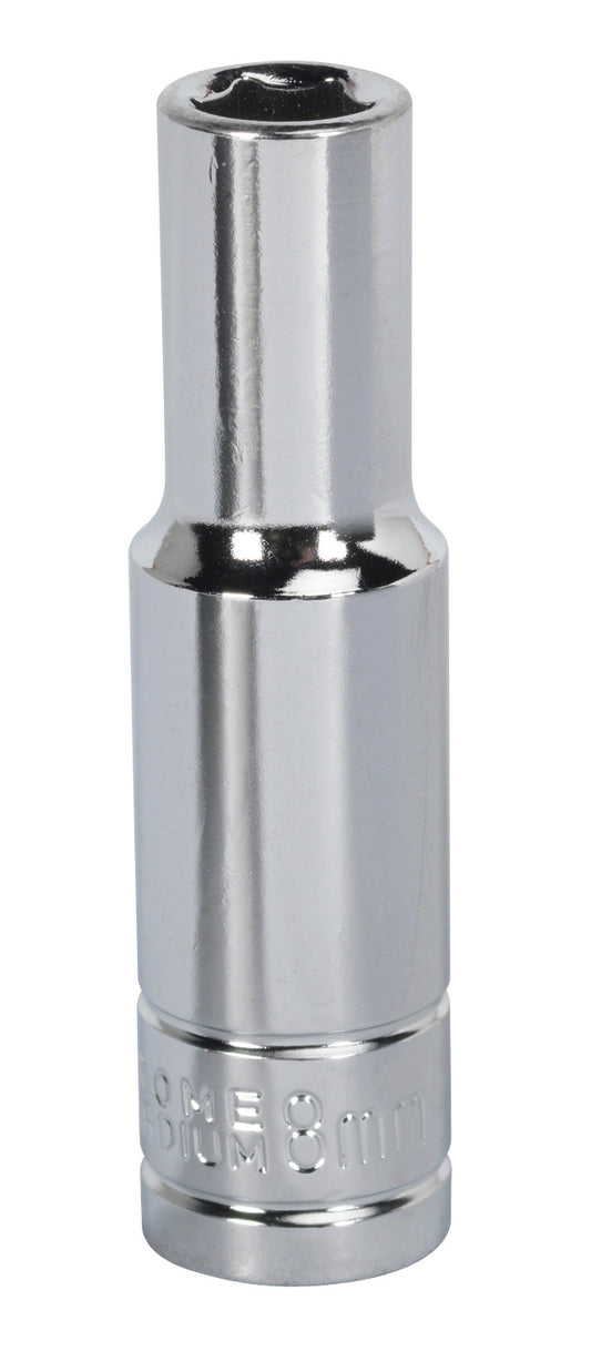 Sealey 8mm Deep 3/8"Sq Drive WallDrive Socket Chrome  Hardened Tempered S0587