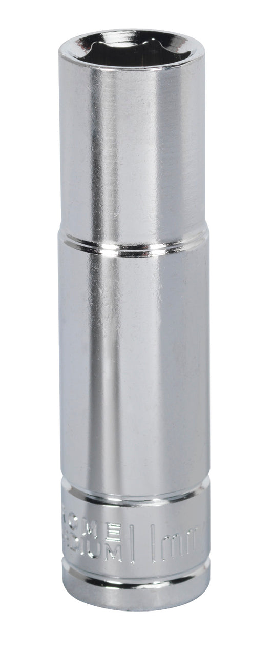Sealey 11mm Deep 3/8"Sq Drive WallDrive Socket Chrome  Hardened Tempered S0589