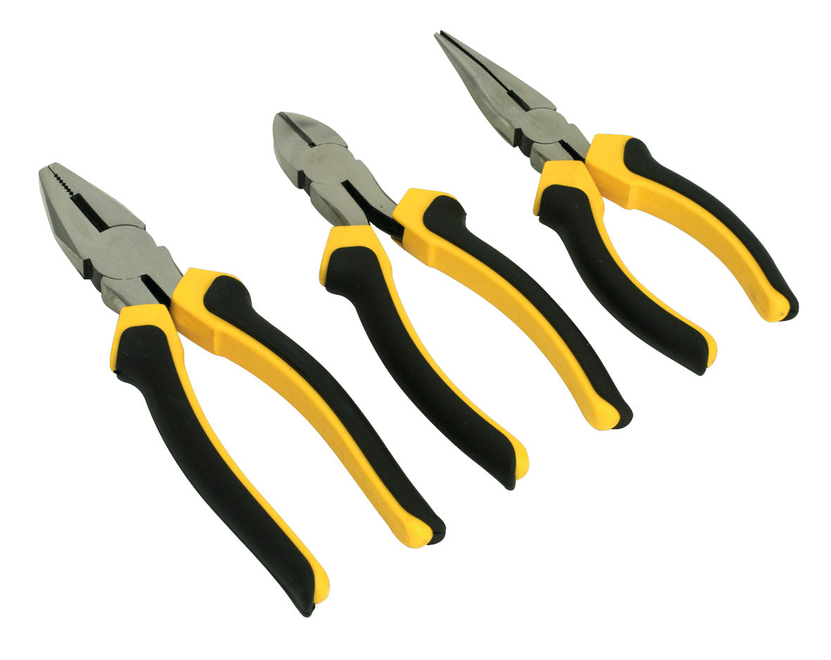 Sealey Comfort Grip Pliers Set 3pc S0645