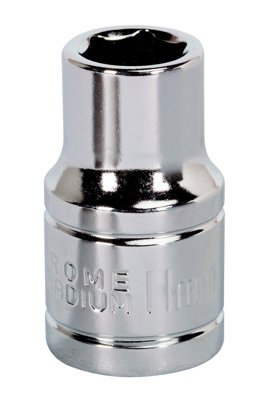 Sealey 11mm WallDrive Standard Length Chrome Socket 1/2"Sq Drive S0649