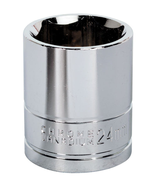 Sealey 24mm WallDrive Standard Length Chrome Socket 1/2"Sq Drive S0661