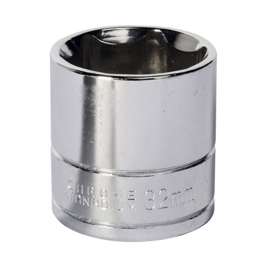Sealey 32mm WallDrive Standard Length Chrome Socket 1/2"Sq Drive S0665