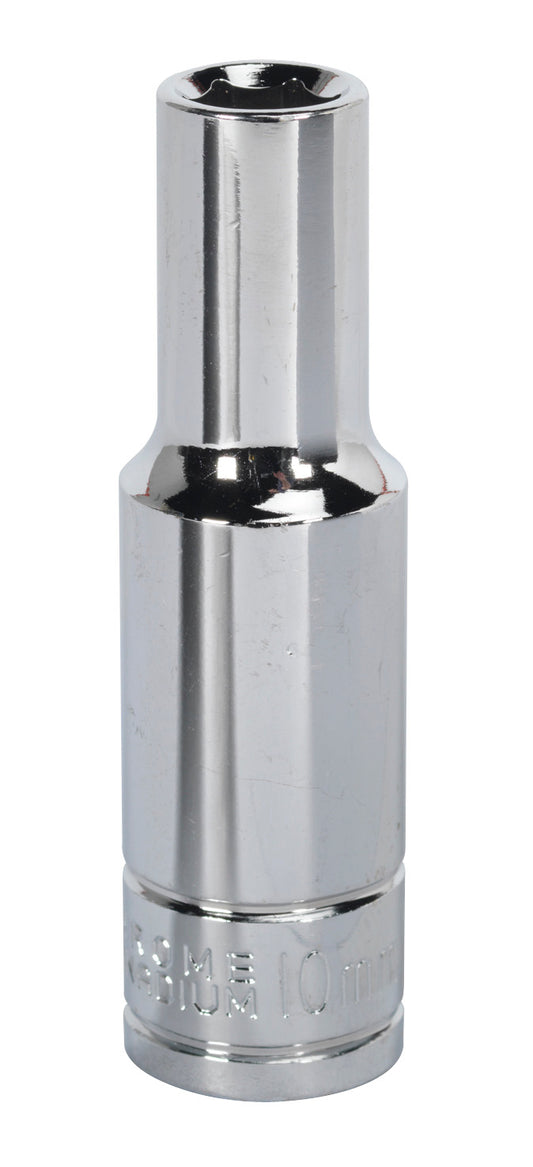 Sealey 10mm Deep Metric WallDrive Socket 1/2"Sq Drive Chrome S0666
