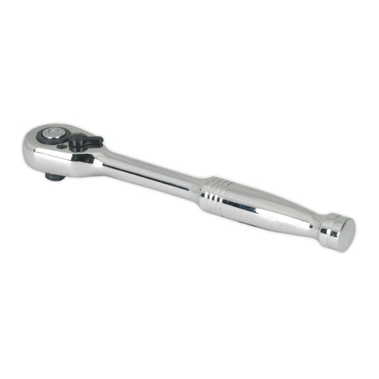 Sealey 1/4"Sq Drive Ratchet Wrench Pear Head Flip Reverse 45 Tooth S0704