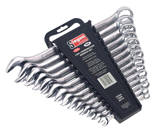 Sealey Combination Spanner Set 14pc Imperial S0714