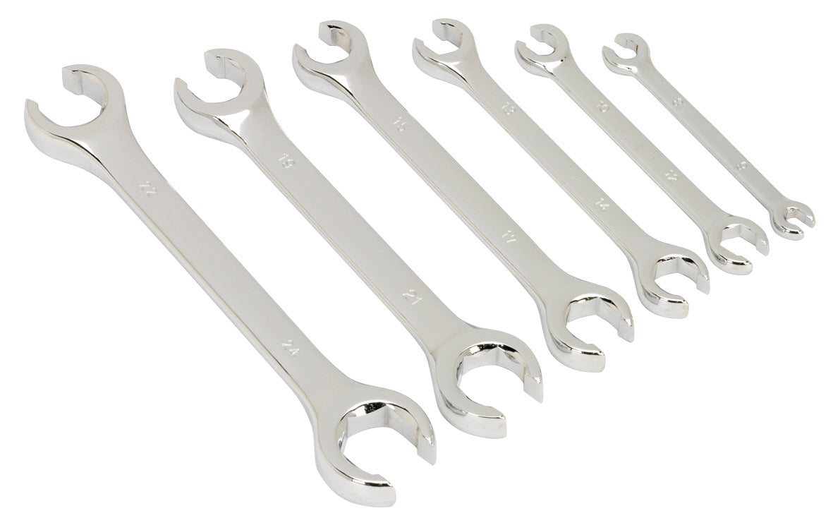 Sealey Flare Nut Spanner Set 6pc Metric S0767