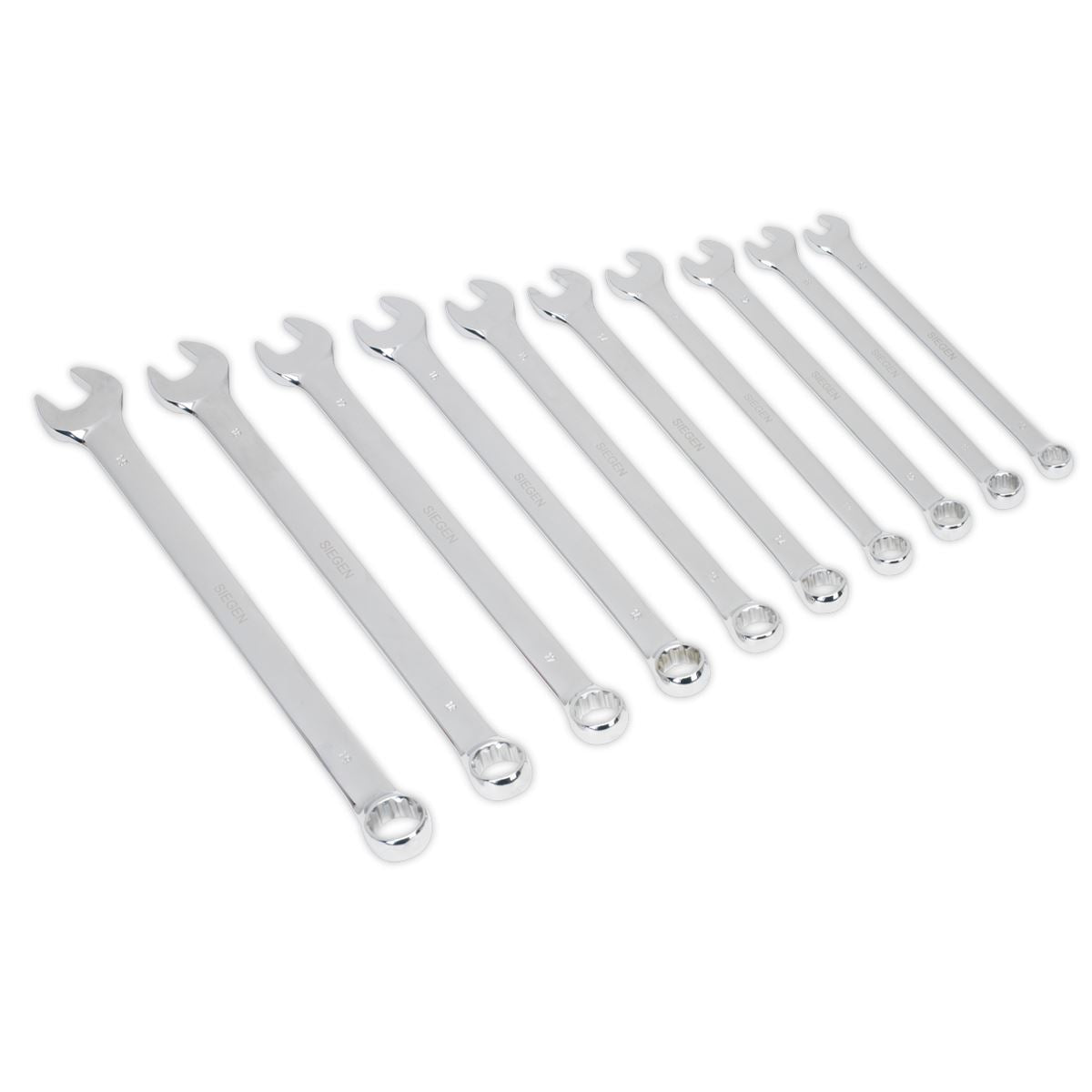 Sealey Combination Spanner Set 10pc Extra-Long Metric S0832