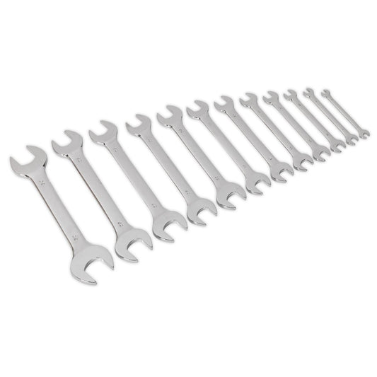 Sealey Double Open-End Spanner Set 12pc Metric S0849