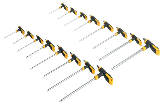 Sealey T-Handle TRX-Star* & Hex Key Set 16pc S0916