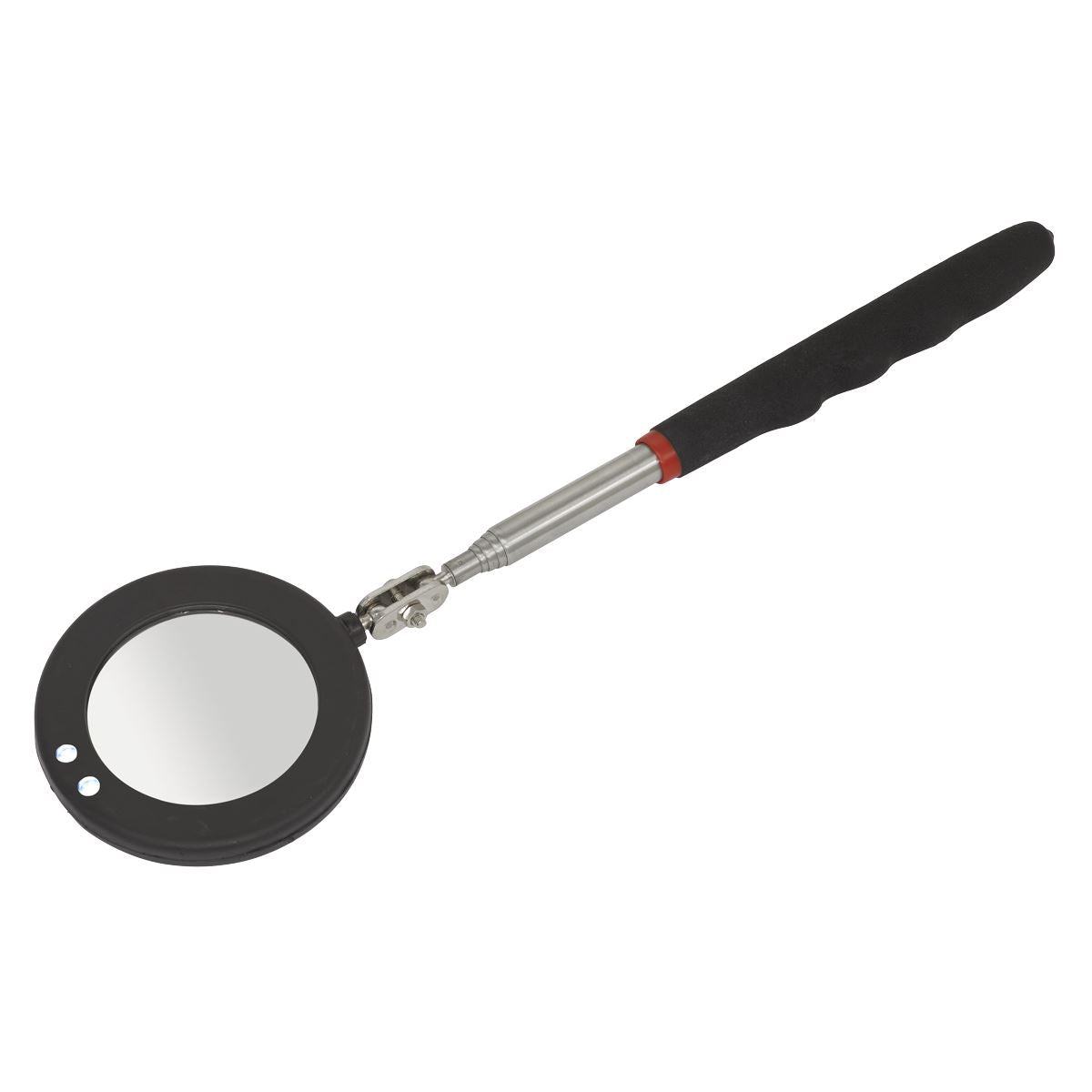 Sealey Telescopic Inspection Mirror �75mm with LED S0947
