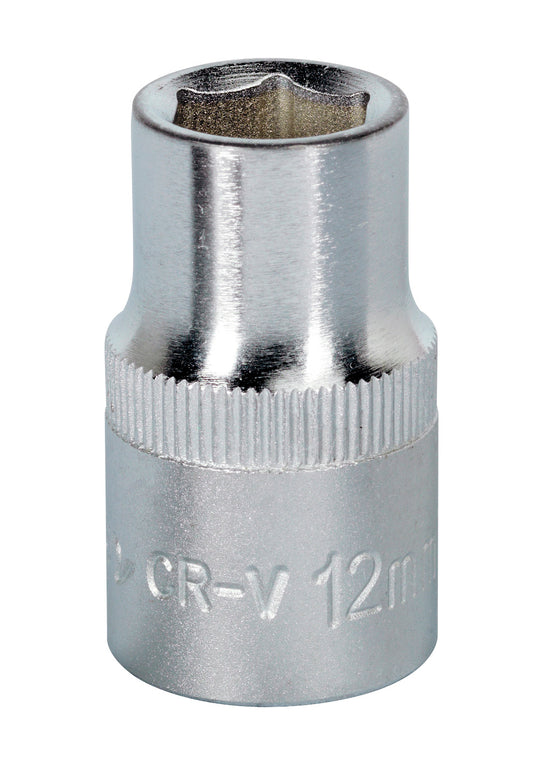 Sealey 12mm WallDrive Standard Length Chrome Socket 1/2"Sq Drive S1212