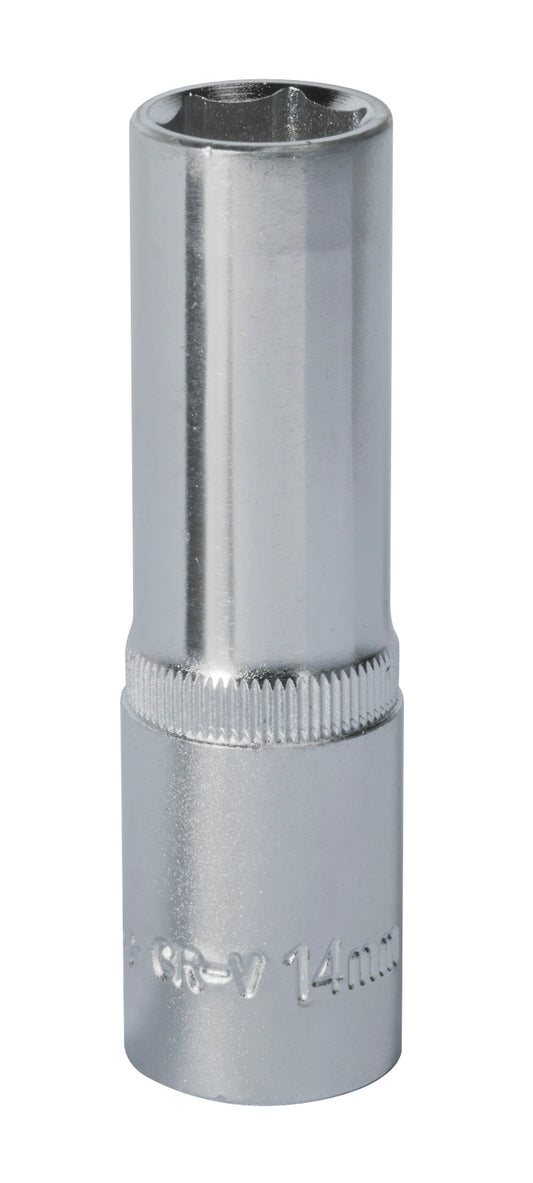 Sealey 14mm Deep Metric WallDrive Socket 1/2"Sq Drive Chrome  S1214D