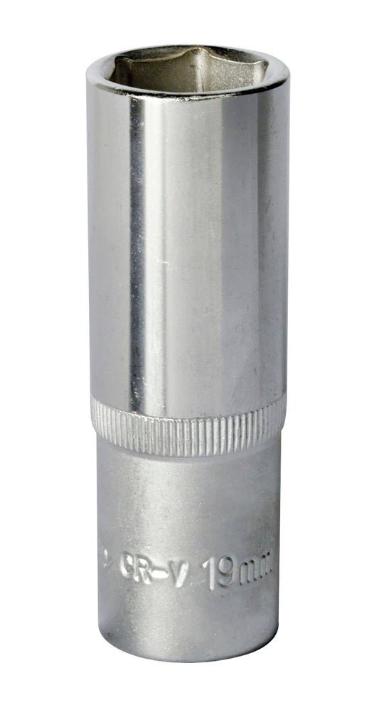 Sealey 19mm Deep Metric WallDrive Socket 1/2"Sq Drive Chrome S1219D