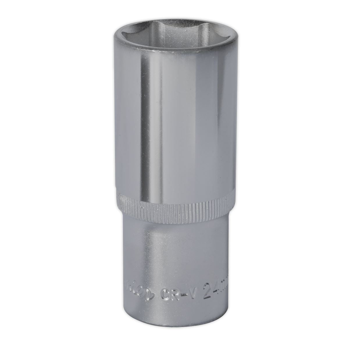 Sealey 24mm Deep Metric WallDrive Socket 1/2"Sq Drive Chrome S1224D