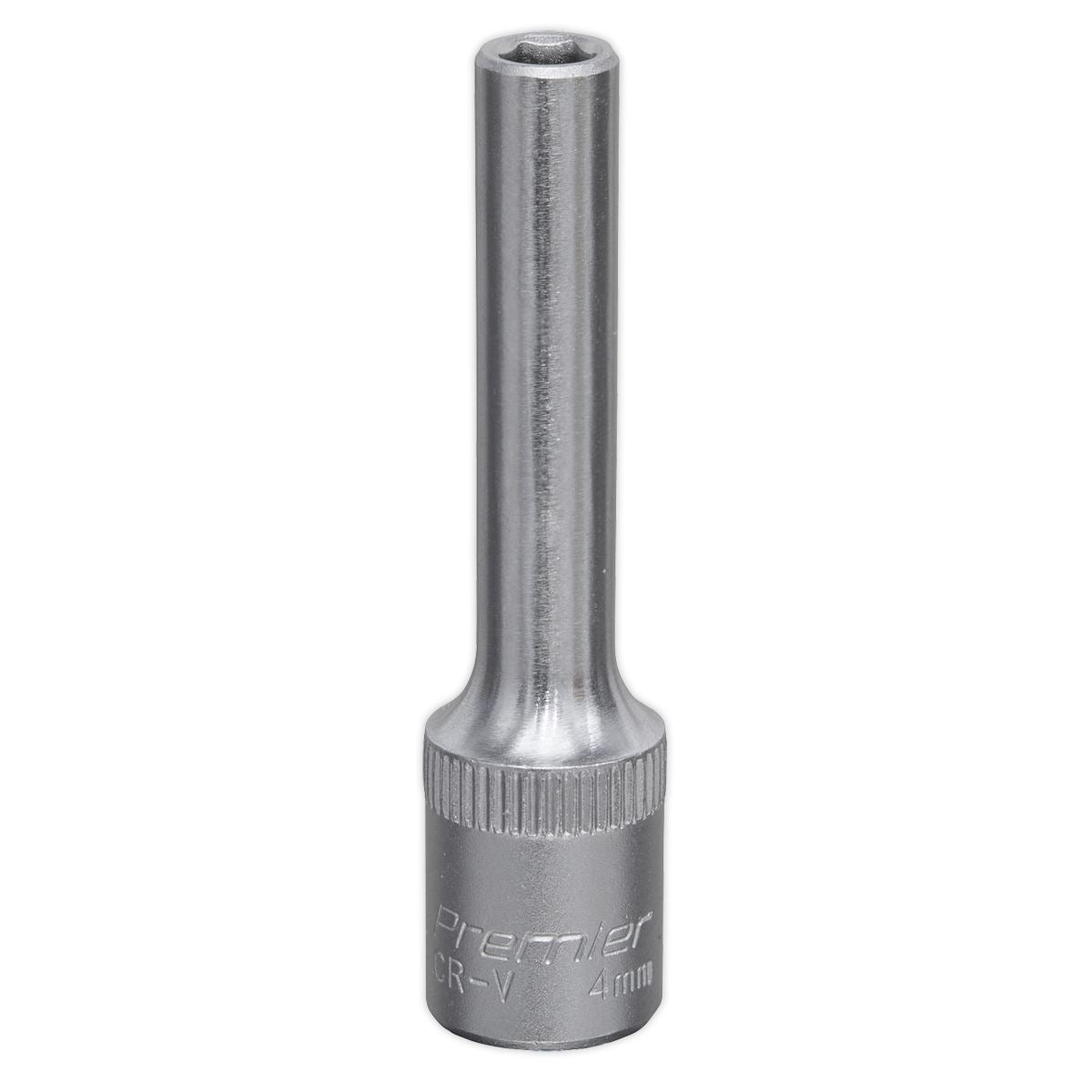 Sealey Metric Socket 4mm Deep 1/4"Sq Drive WallDrive S1404D