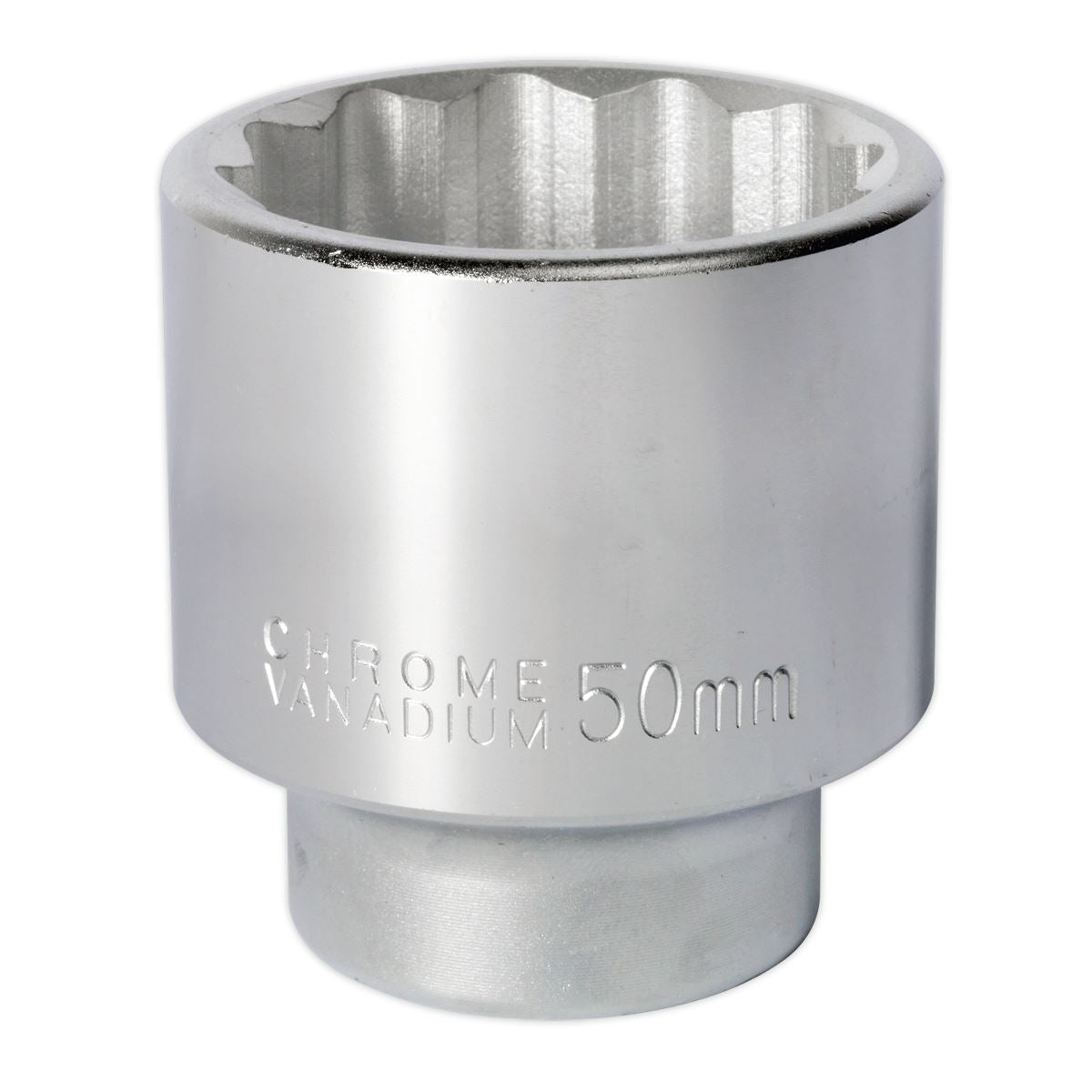 Sealey 50mm 3/4"Sq Drive Standard WallDrive Socket 12pt Chrome S34/50