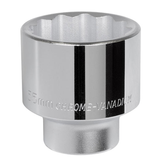 Sealey 55mm 3/4"Sq Drive Standard WallDrive Socket 12pt Chrome S34/55