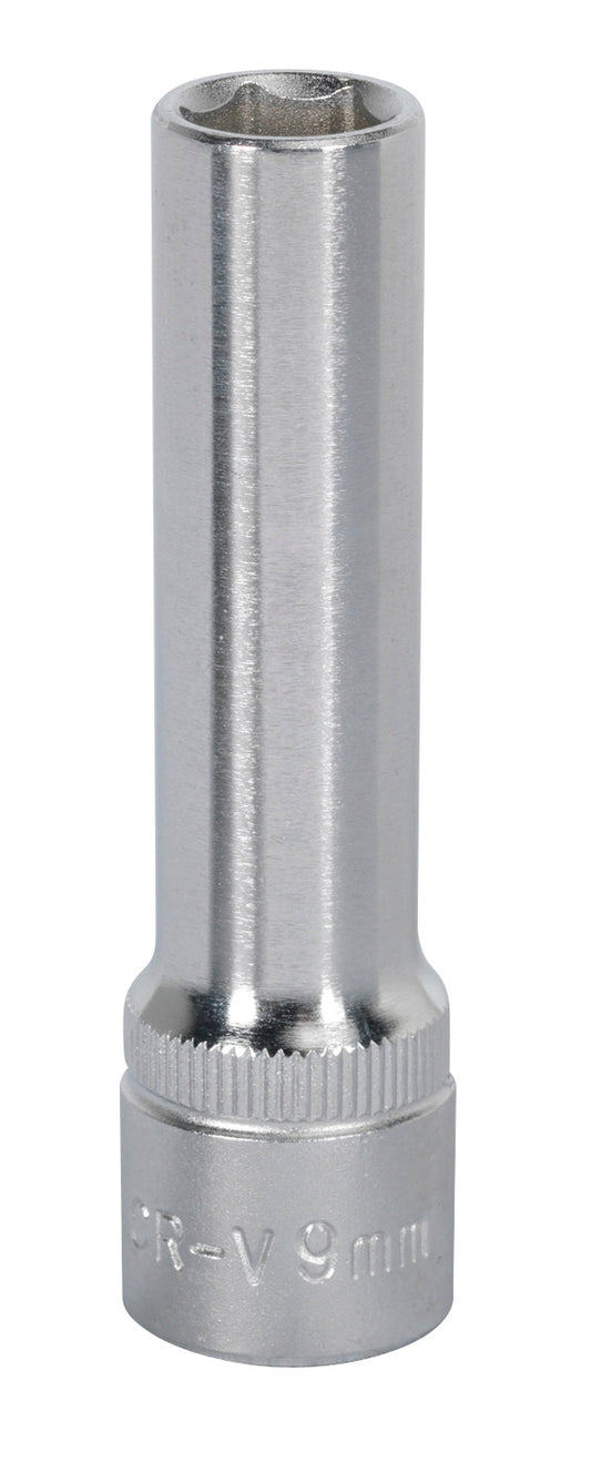 Sealey 9mm Deep 3/8"Sq Drive WallDrive Socket Chrome  Hardened Tempered S3809D