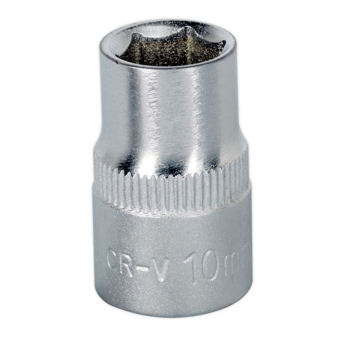 Sealey 3/8"Sq Drive Socket 10mm WallDrive Chrome Standard Length S3810