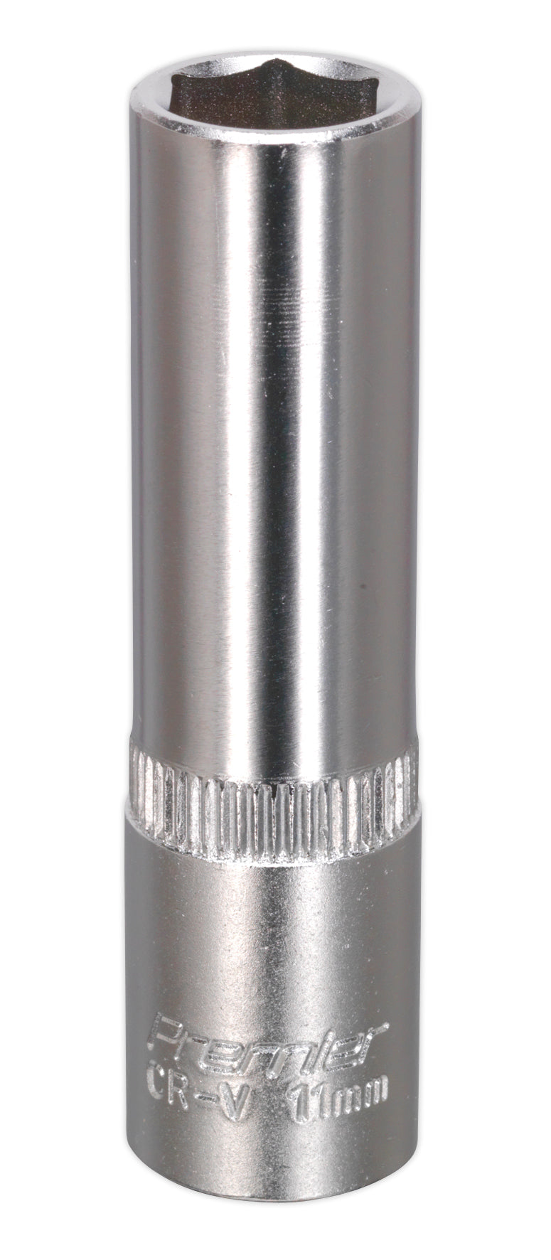Sealey 11mm Deep 3/8"Sq Drive WallDrive Socket Chrome  Hardened Tempered S3811D