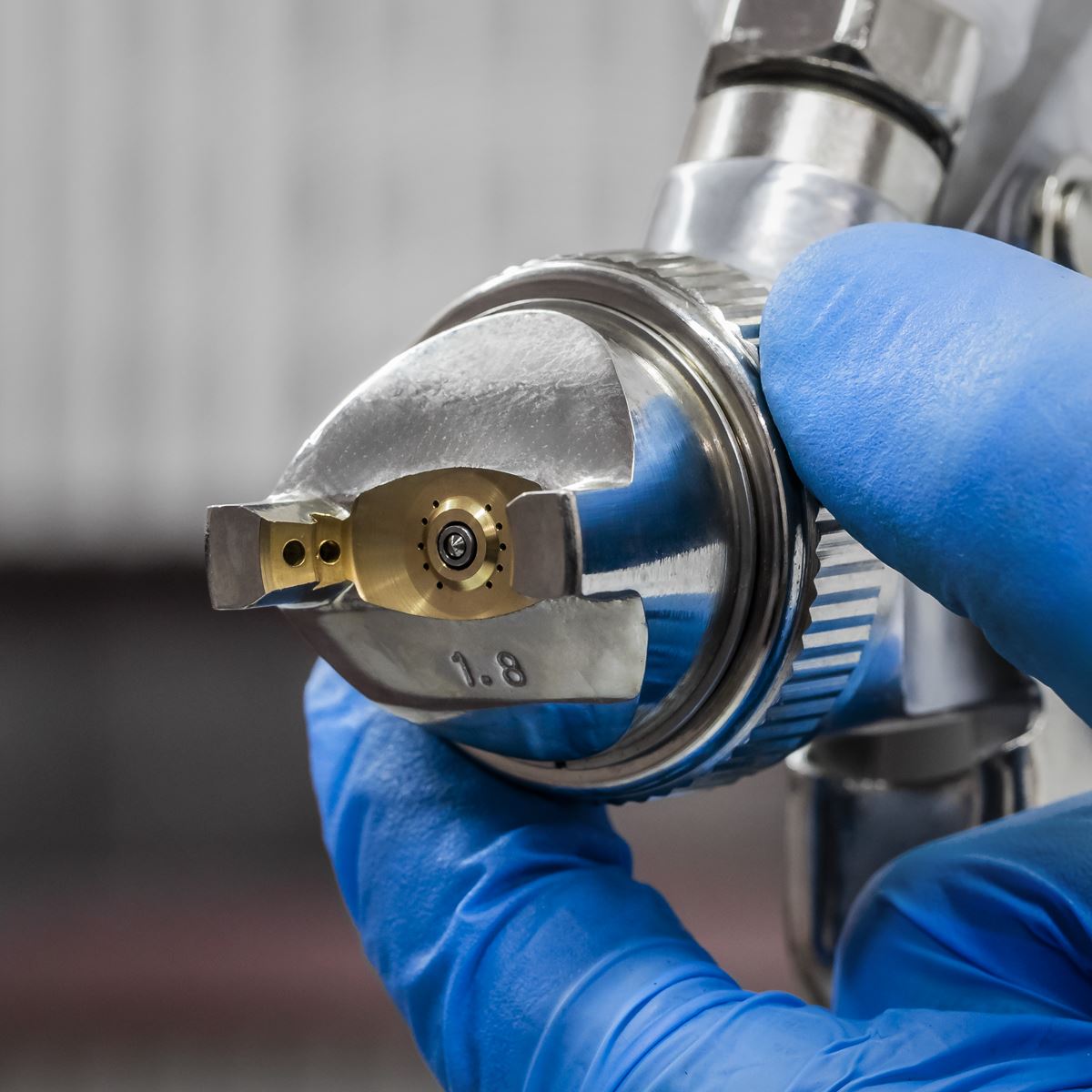 Sealey Siegen Spray Gun Gravity Feed 1.8mm Set-Up General Purpose S642G