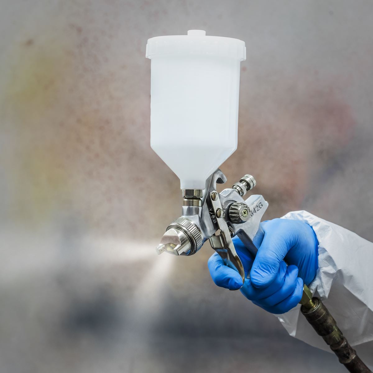 Sealey Siegen Spray Gun Gravity Feed 1.8mm Set-Up General Purpose S642G