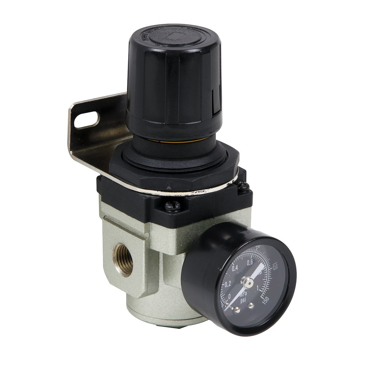Sealey Air Regulator Max Airflow 88cfm Outlet 1/4"bsp Output 125psi - SA106R