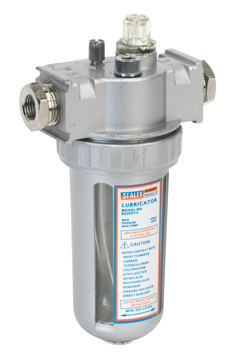 Sealey Air Tool Lubricator Output 145 psi Airflow 55cfm SA2001/L