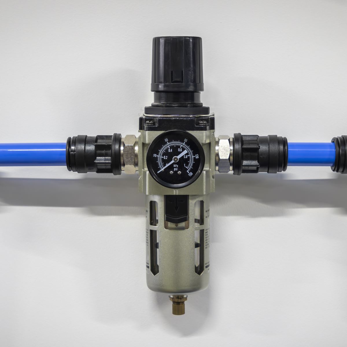 Sealey Air Filter Regulator Auto Drain Max Airflow 140cfm SA206FRAD