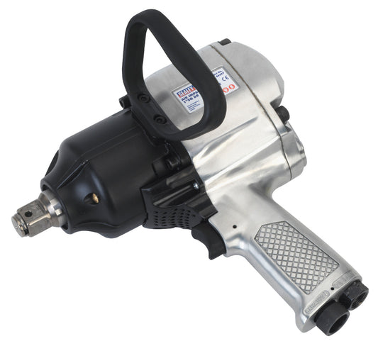 Sealey Air Impact Wrench 1"D Pistol Type Twin Hammer 1548lb.ft 2100Nm SA297