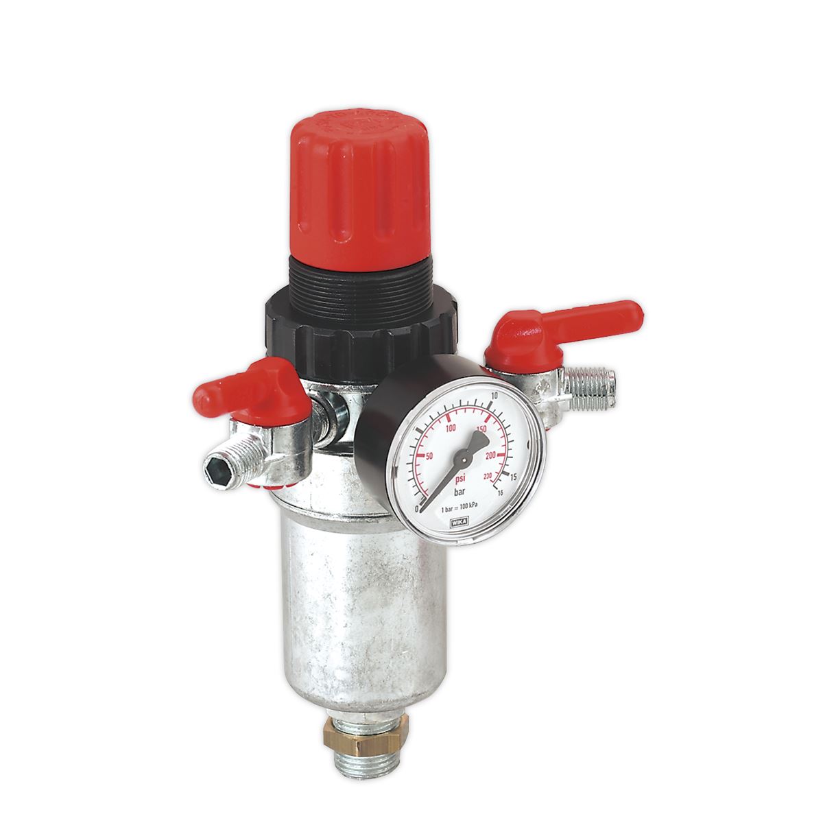 Sealey Air Filter Regulator Heavy Duty Max Airflow 76cfm SA2FR