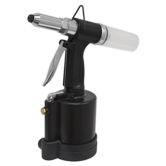 Sealey Air Riveter 1/4" Steel Aluminium & Stainless Steel Rivets SA314