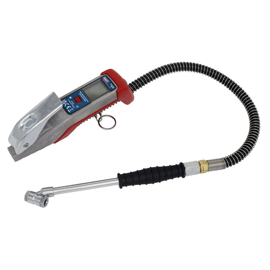 Sealey Digital Tyre Inflator 0.5m Hose with Twin Push-On Connector SA374