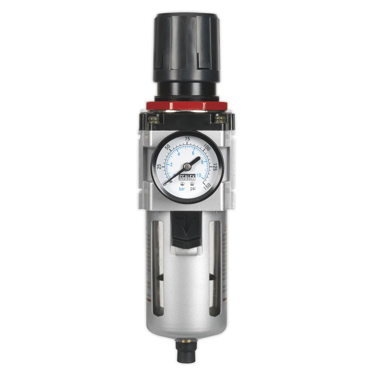Sealey Air Filter Regulator High Flow Maximum Airflow 135cfm SA4001FR