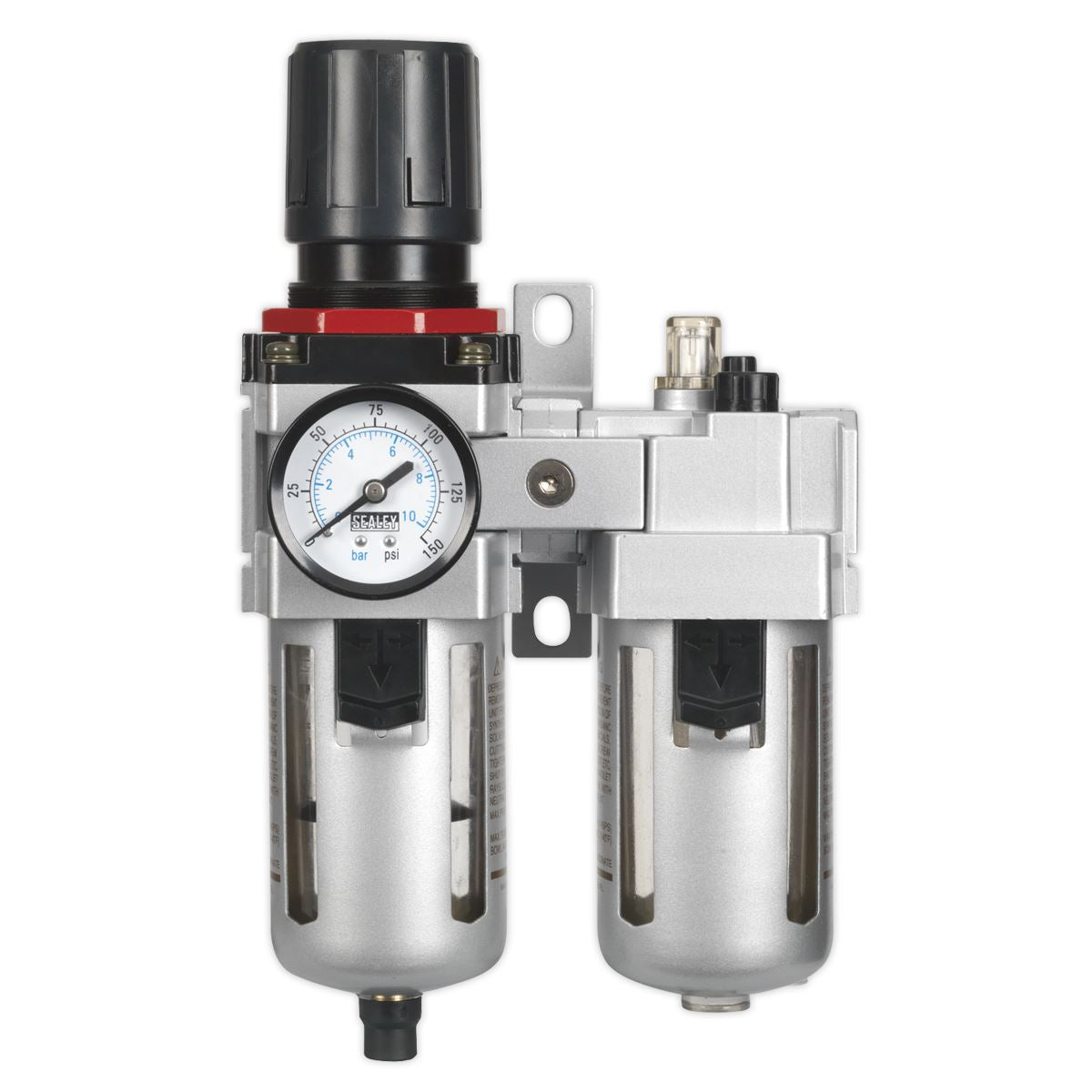 Sealey Air Filter Regulator Lubricator High Flow 99cfm SA4001