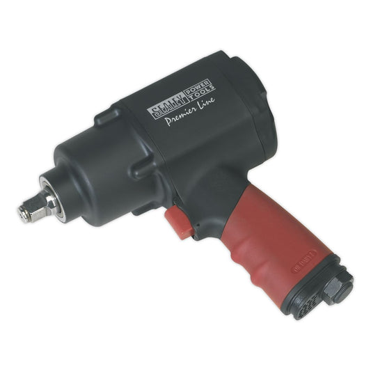 Sealey Air Impact Wrench 1/2"D Twin Hammer Torque 1400lb.ft 1900Nm SA6002