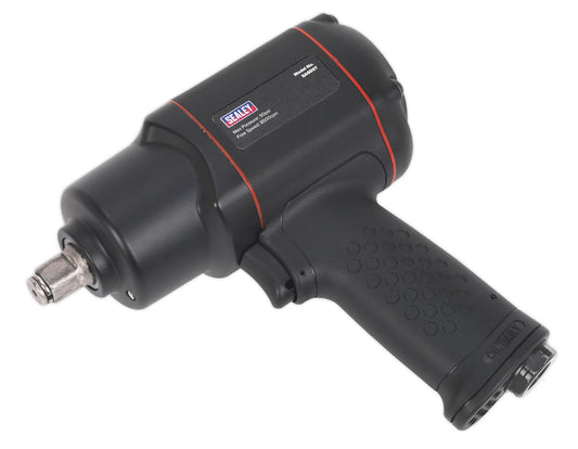 Sealey Air Impact Wrench 1/2" Drive Twin Hammer Torque 1320lb.ft 1789Nm SA6007