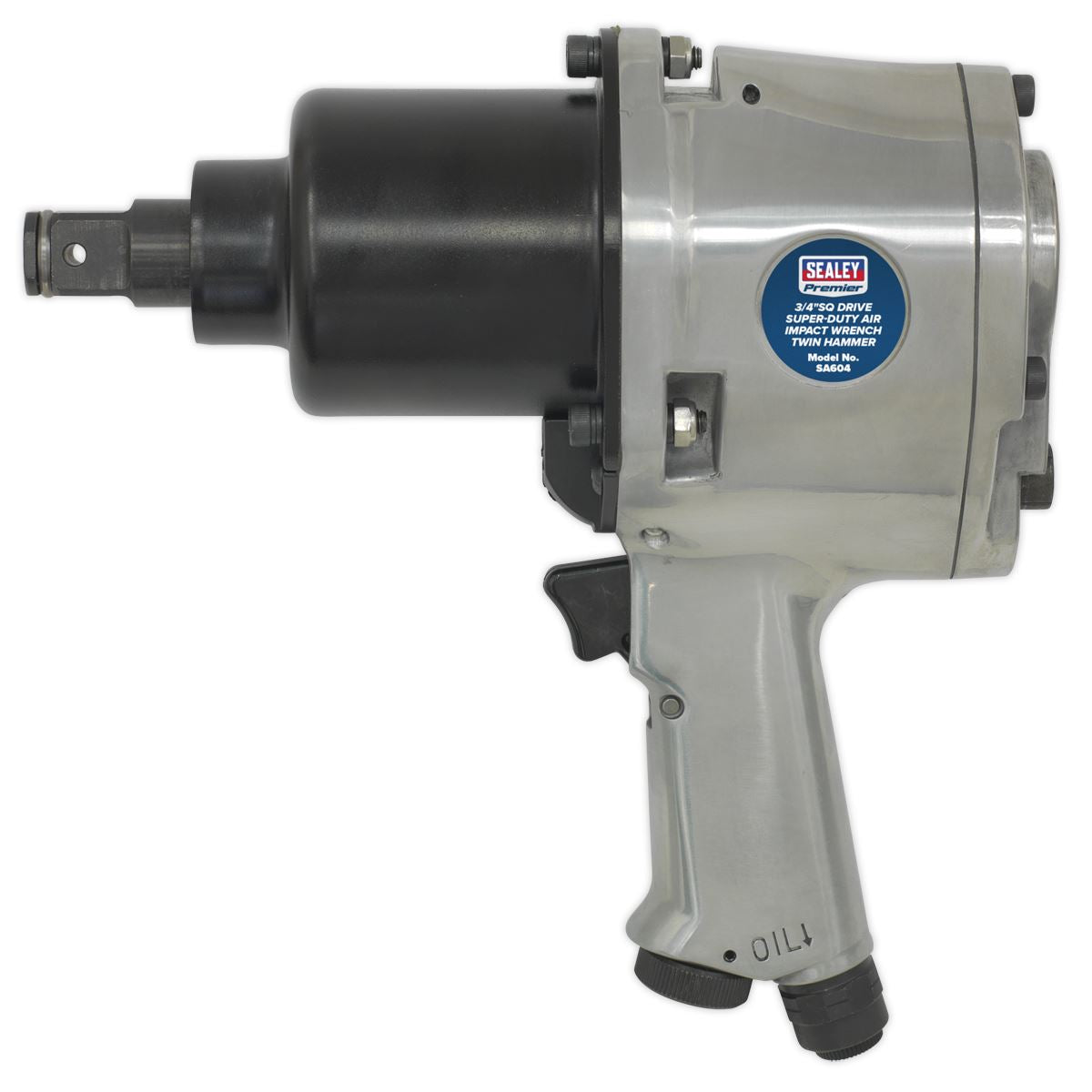 Sealey Air Impact Wrench 3/4"Sq Drive Super Duty Heavy Twin Hammer SA604