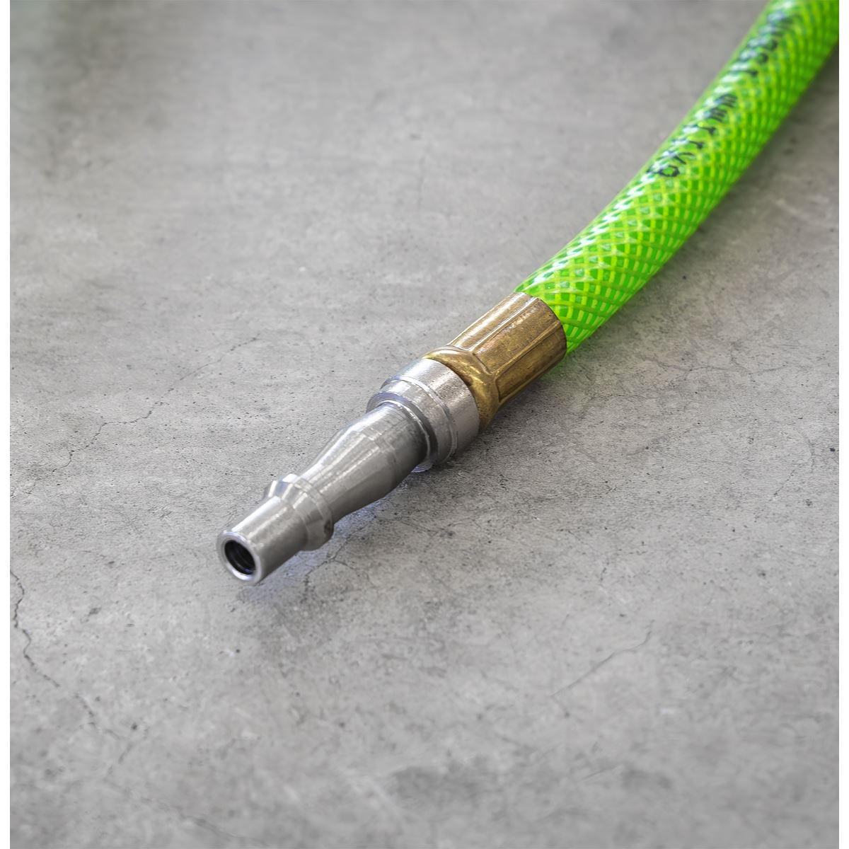 Sealey 20m Portable Manual Air Hose Reel 6mm ID Max 300psi Braided PVC SA825