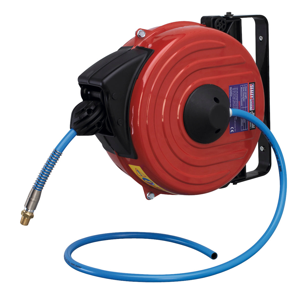 Sealey Retractable Air Hose Reel 12 Metre 8mm ID TPU Hose SA90