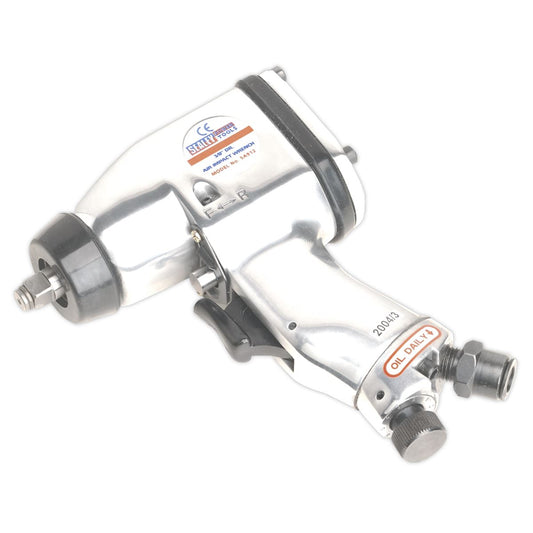 Sealey Air Impact Wrench 3/8"Sq Drive Torque 200lb.ft 271Nm SA912
