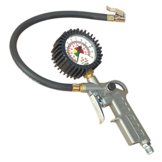 Sealey Tyre Inflator with Clip-On Connector SA924