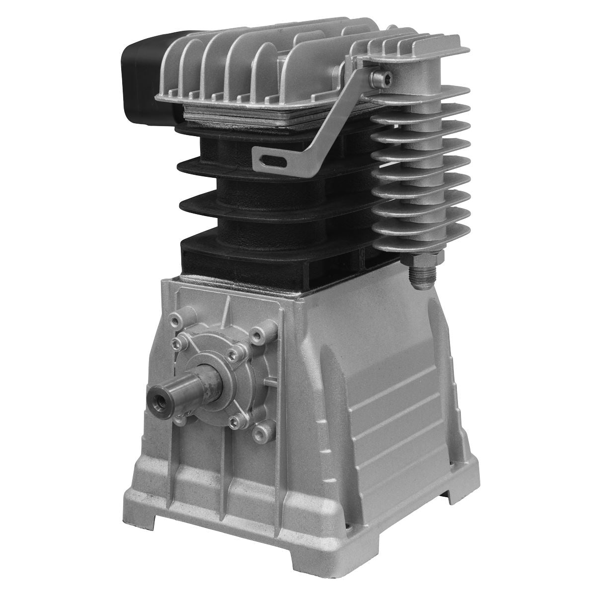 Sealey Air Compressor Pump Unit with Flywheel 3.5hp Delivery 15cfm SAC03P