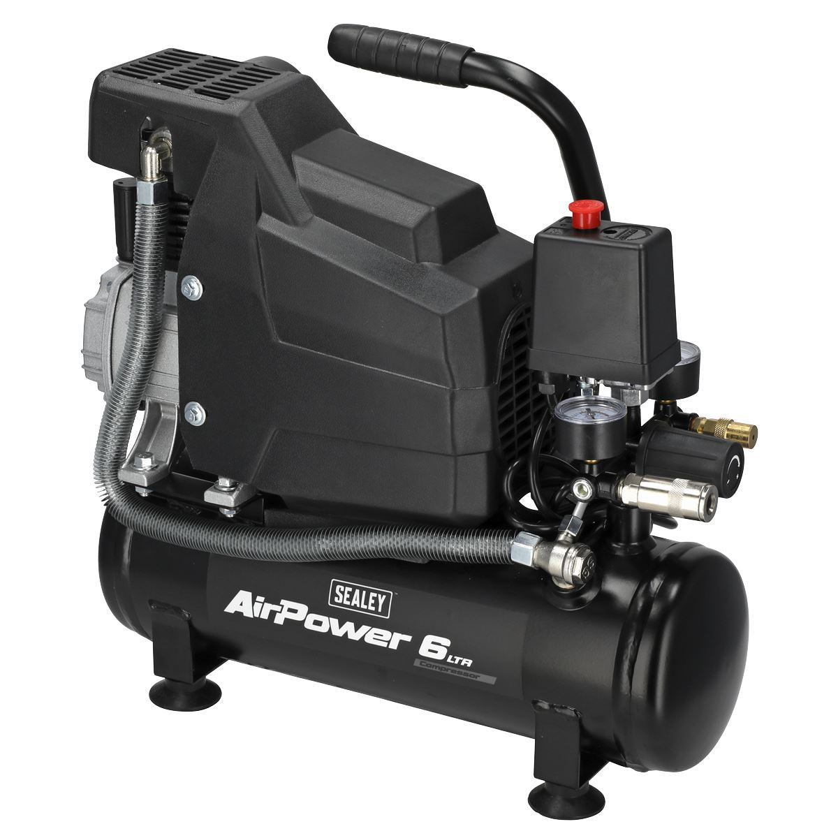 Sealey 6L Direct Drive Air Compressor 2hp 230V 13A Portable SAC0620A