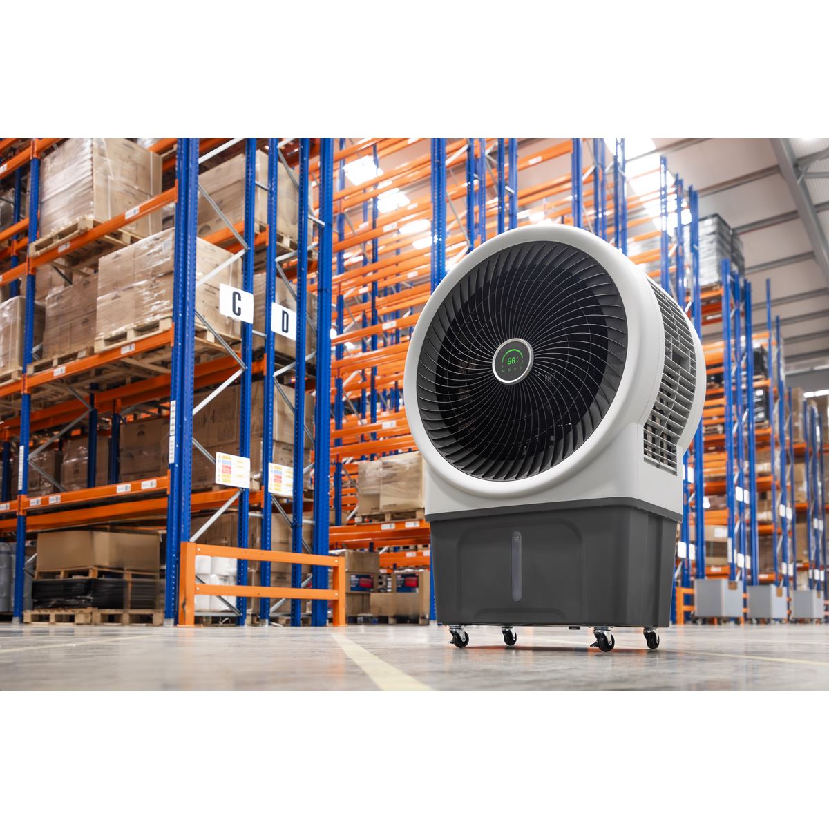Sealey Portable Air Cooler On Wheels 230V No Refrigerants Used SAC100