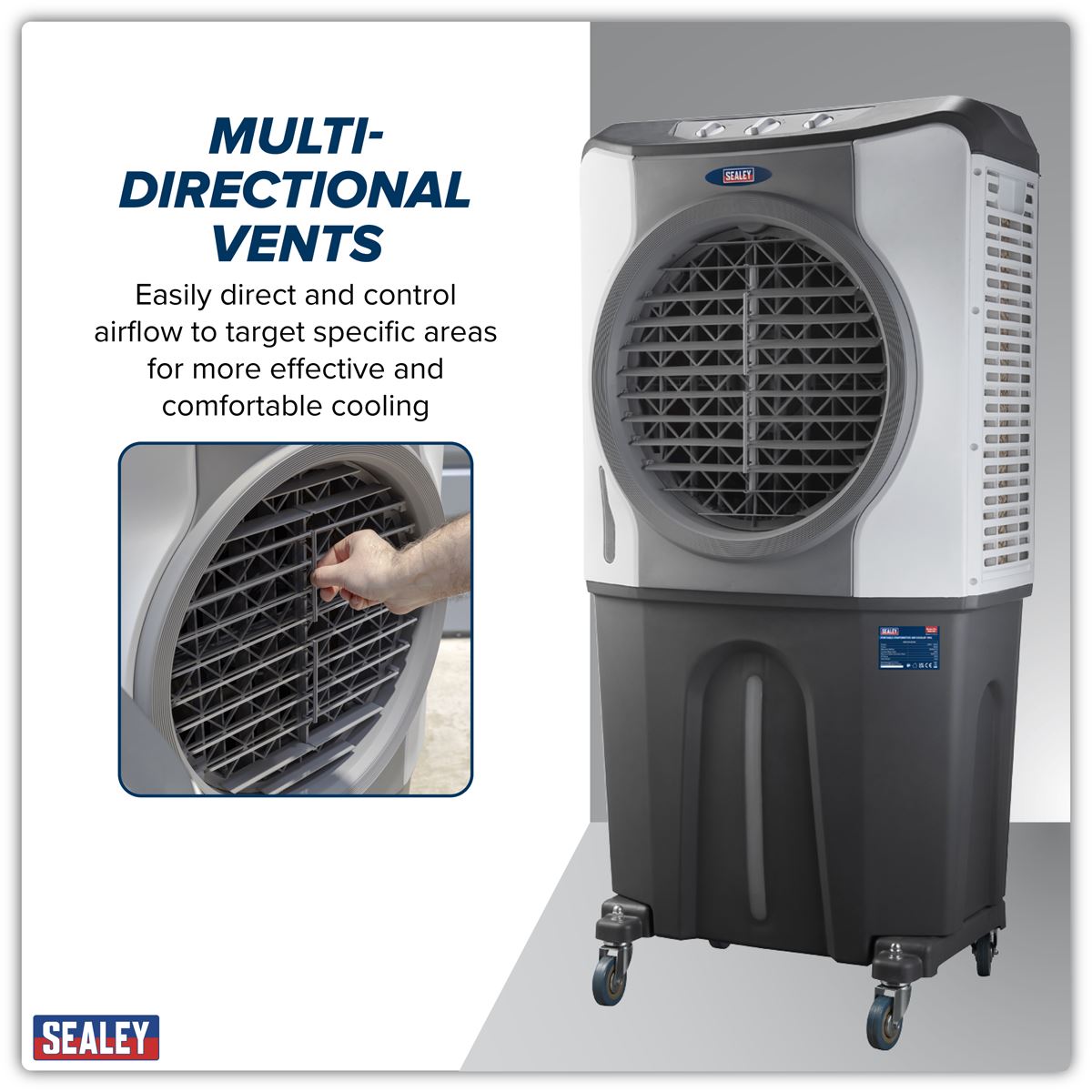 Sealey Portable Evaporative Air Cooler 100L SAC101