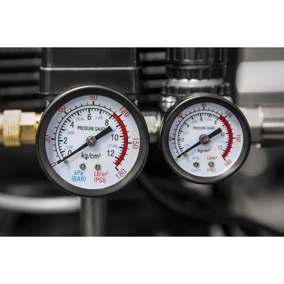 Sealey Air Compressor 50L Direct Drive 2hp 4pc Air Accessory Kit SAC5020APK