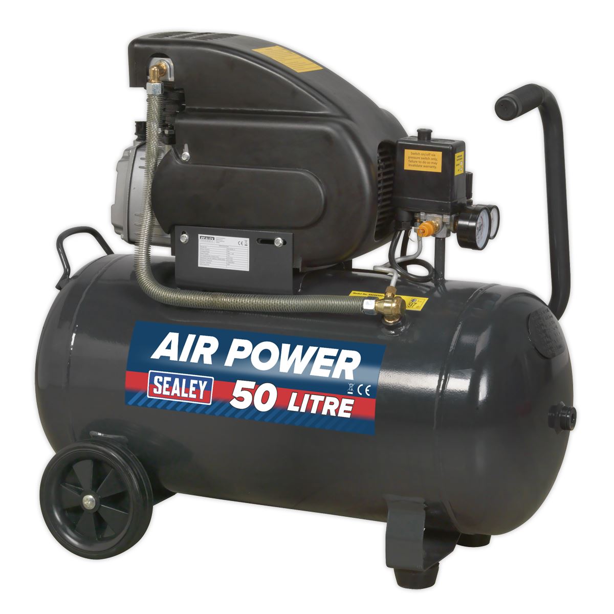 Sealey Air Compressor 50L Direct Drive 2hp SAC5020E