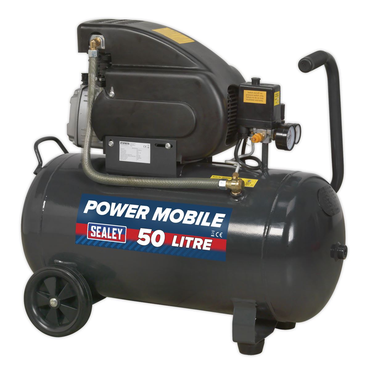 Sealey Air Compressor 50L Direct Drive 2hp SAC5020E